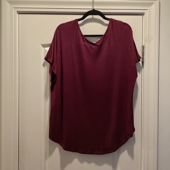 Burgundy Loose Top - Picture 4 of 4